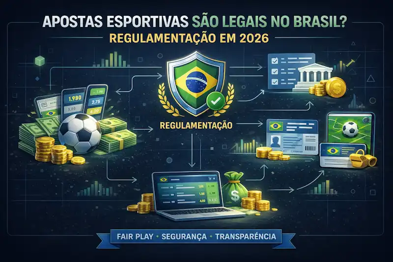 Apostas esportivas são legais no Brasil? Regulamentação em 2026