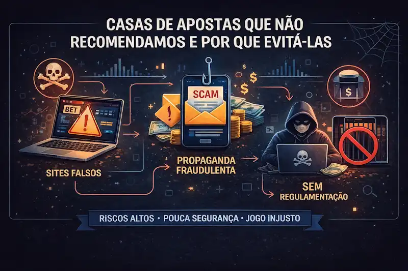 Casas de apostas que não recomendamos e por que evitá-las