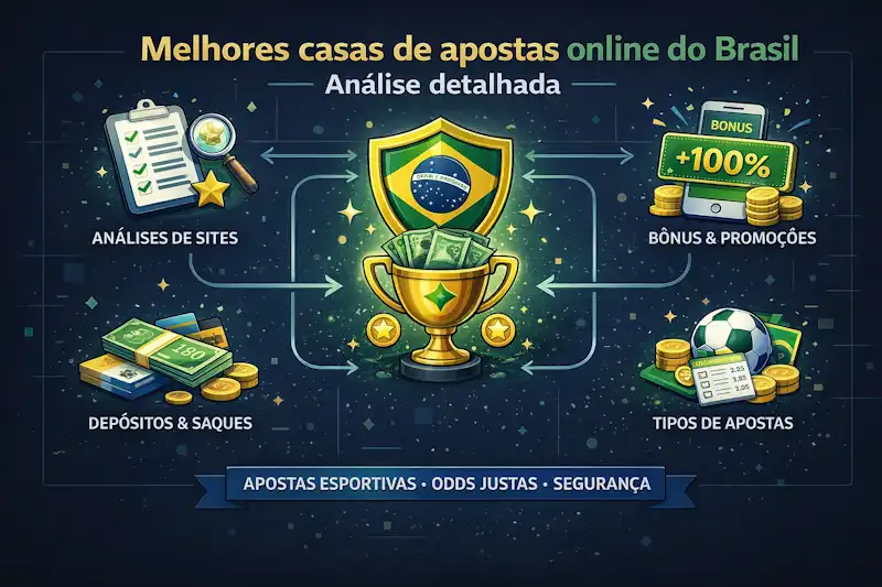 Melhores casas de apostas online do Brasil - Análise detalhada